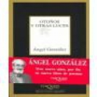 Otoños y otras luces. Poesía. --- Tusquets, 2001, B. - mejor precio | unprecio.es