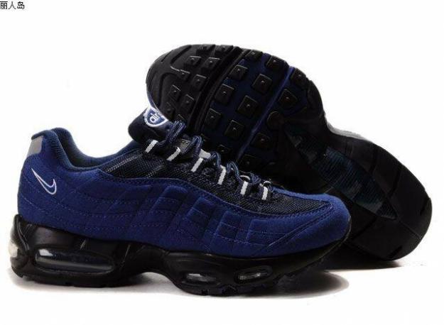 Nike Air Max Nuevas 95 Hombres Negro Púrpura