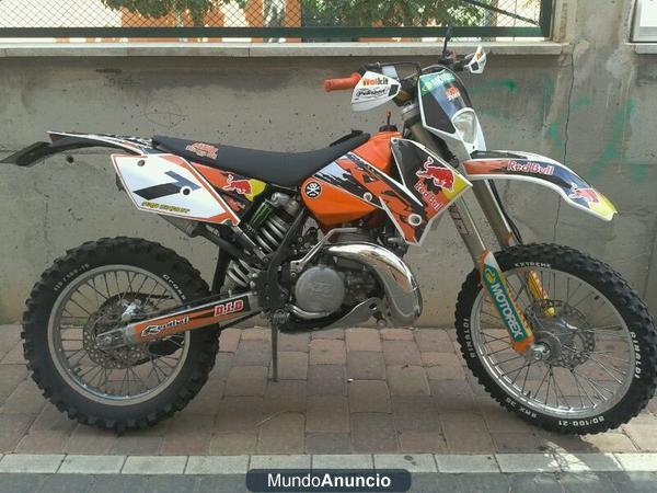 KTM exc 250 2t matriculada.