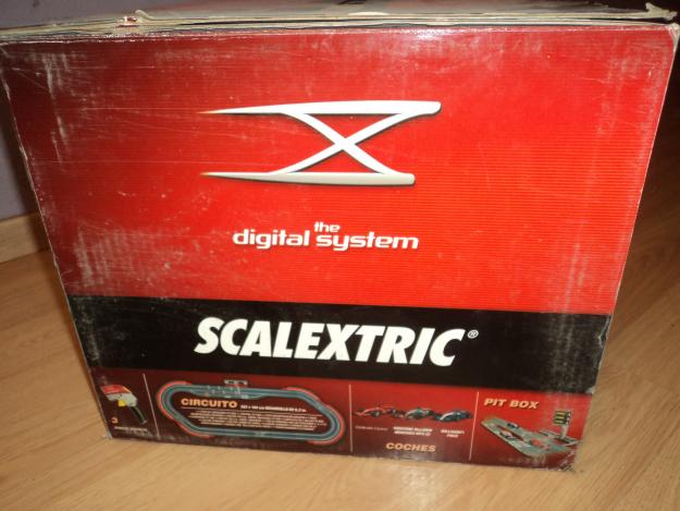 Pista scalextric pit box digital sistem