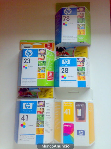 CartuchoS d Tinta HP Inkjet a 10 /UNIDAD d COLOR