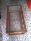Vendo mesita de salon de madera y doble cristal por 40 - mejor precio | unprecio.es