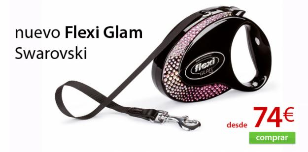 Flexi - correa extensible glamour swarovski