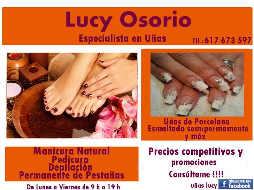 Lucy Osorio - especialista en uñas