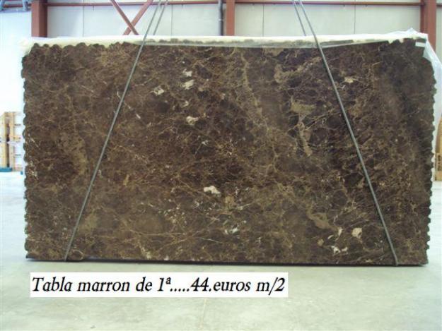 Venta de Tablas de Marmol marron emperador (dark)