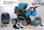 Cochecito - carro de bebe 3 en 1 + accesorios modelo BABY MERC - mejor precio | unprecio.es