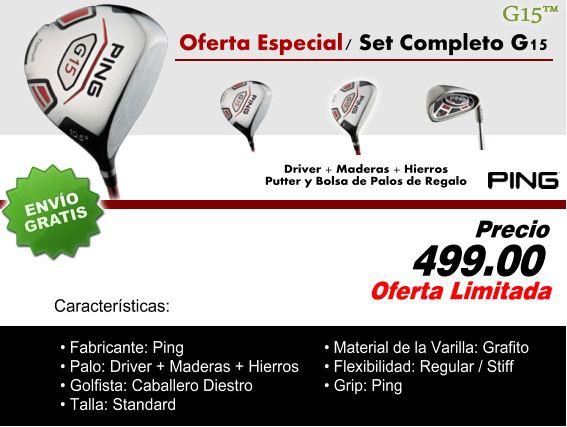 Set completo de Ping G15 nuevo