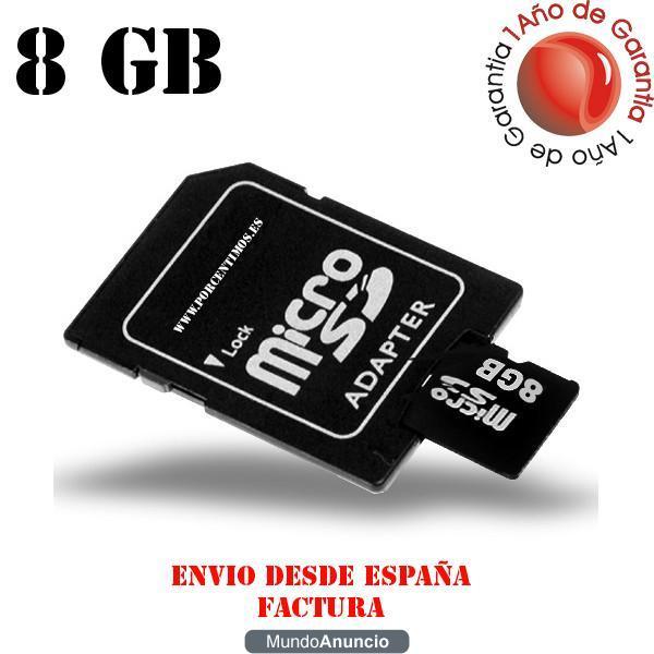 Tarjeta MicroSD SanDisk 8GB Class 4 Micro SD / TF Memory Card 8GB - ENVIO ESPAÑA -ALTA CALIDAD