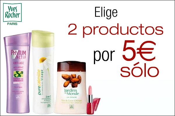 2 productos Yves Rocher por solo 5€! Toda la cosmética vegétal de Yves Rocher aquí.