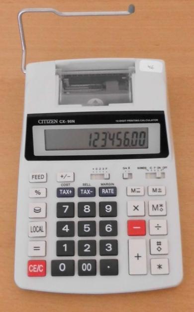 Calculadora impresora citizen cx-90n. muy buen estado. ver descripcion