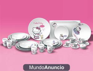 Vendo vajilla de porcelana Hello Kitty original de Sanrio