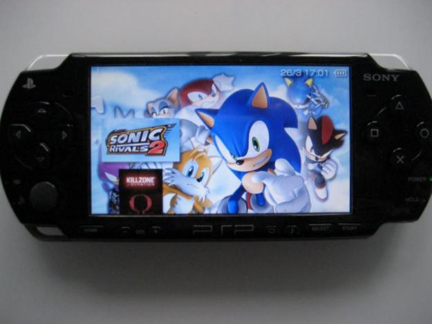 PSP Sony SLIM NEGRA Semi-Nueva + 2GB Esta Desbloqueada v.5.00