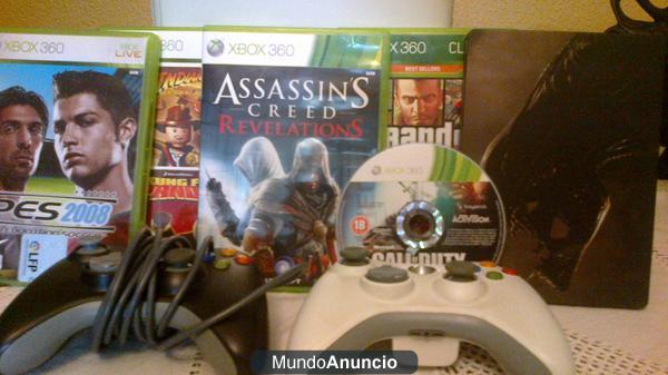 xbox 360, con cable hdmi