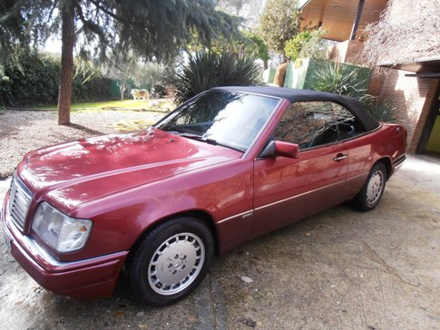 Vendo mercedes e220 cabrio burdeos