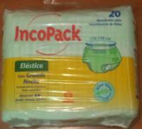 Pañal Incopack Adulto Con Elastico Noche/grande C/ 80 Unidad