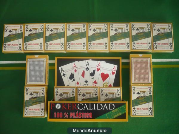 14 BARAJAS POKER, 100% Plastico, Calidad EPT, Precio Estanco 100 € , Texas H.