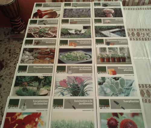 LIBROS COLECCION COMPLETA 30 FASCICULOS CASA Y JARDIN