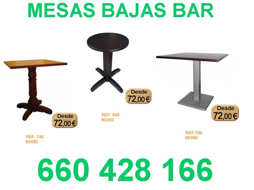 Mesas de madera