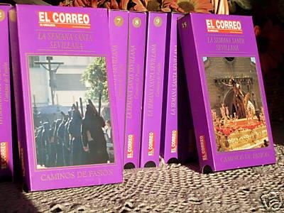 COLECCION DE 15 VIDEOS VHS DE SEMANA SANTA EN SEVILLA