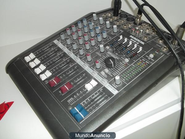 Se vende mesa de mezclas Mackie DFX-6 con 8 canales (4 canon y 8 jack de las cuales 4 en stereo y 4 en mono).
