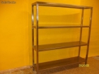 Estantería  de acero inoxidable - mejor precio | unprecio.es