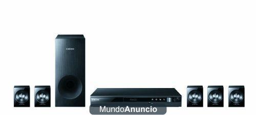 Samsung HT-D350 - Sistema de Home Cinema 5.1 con DVD (USB, HDMI, resolución de 1080p, 330 W), color negro perla