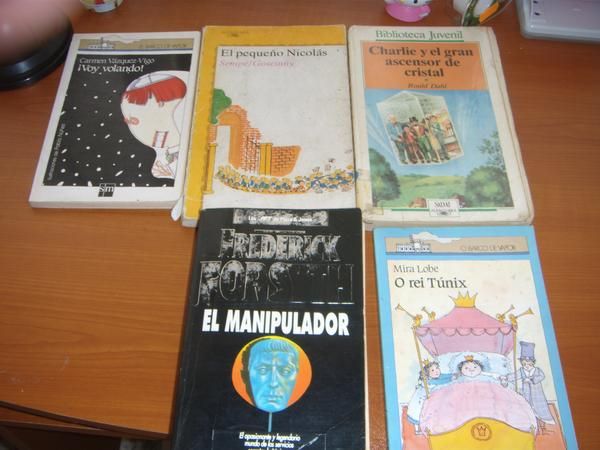 vendo lote de 5 libros a precio asequible