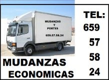 Mudanzas economicas en madrid  6595758.24  servicio los 7 dias de la semana