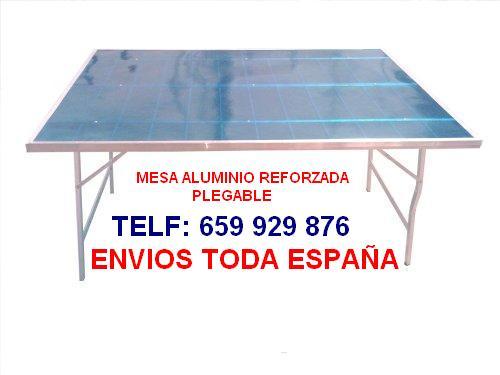 MESA ALUMINIO PARA MERCADILLO O VENTA AMBULANTE