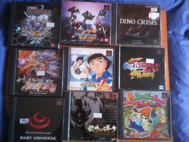 PACK DE JUEGOS PSX 1 Y 2 PS1 Y PS2 EN JAPONES(RAREZAS DIFICILES DE CONSEGUIR)