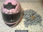 VENDO CASCO INTEGRAL MARCA L.52 TIPO DE CASCO FF350.6 ,DE COLOR ROSA IDEAL PARA CHICAS - mejor precio | unprecio.es