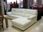 sofa 3plazas+chaise piel - mejor precio | unprecio.es