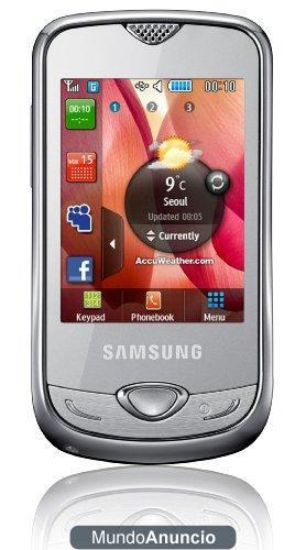 Samsung S3370 - Teléfono móvil libre 3G con sistema operativo Samsung- plata [importado de Alemania]