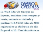 web lider en trueque compra y venta cambioxoferta.es - mejor precio | unprecio.es