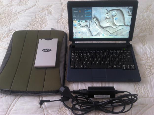 Acer aspire one kav60 +disco duro portatil (lacie 111gb+funda