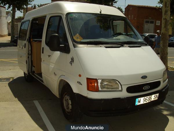 ford transit 2.5 diesel furgon vivienda