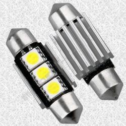 2 BOMBILLAS FESTOON 3 SMD5050 CANBUS BLANCA 36mm