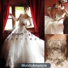 2012 Super brillante cristal diamante grande de la boda Bra cola cola vestido de novia H-080 - mejor precio | unprecio.es
