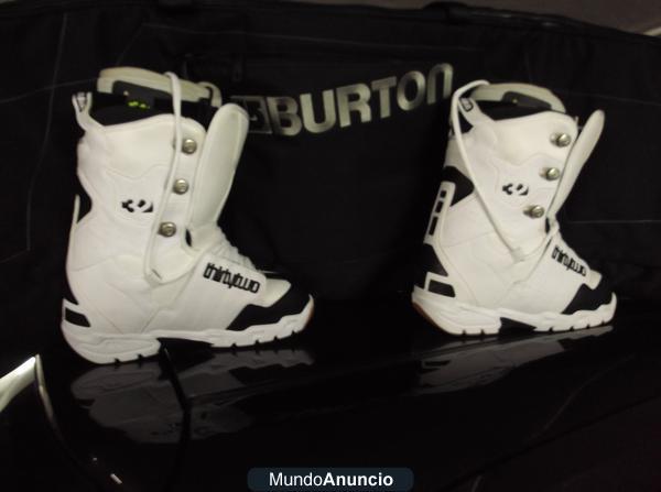 vendo botas de snowboard mas funda de tabla