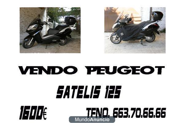 SE VENDE MOTO SCOOTER PEUGEOT SATELIS 125