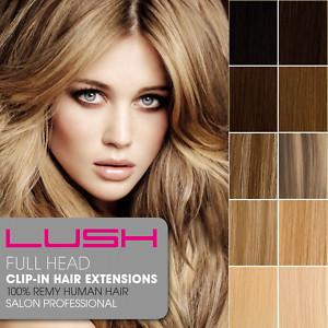 Lush hair extensiones ( color castaño chocolate)