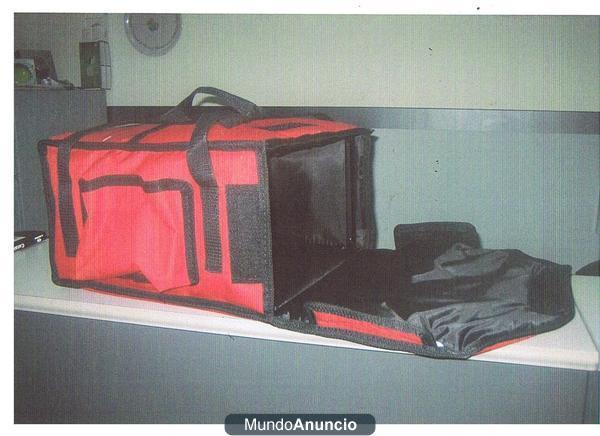 BOLSA CAJON PARA REPARTO DE PIZZAS EN MOTO.SERVICIO A DOMICILIO.