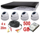 KIT COMPLETO DE VIDEO VIGILANCIA AUTOINSTALABLE 345 - mejor precio | unprecio.es