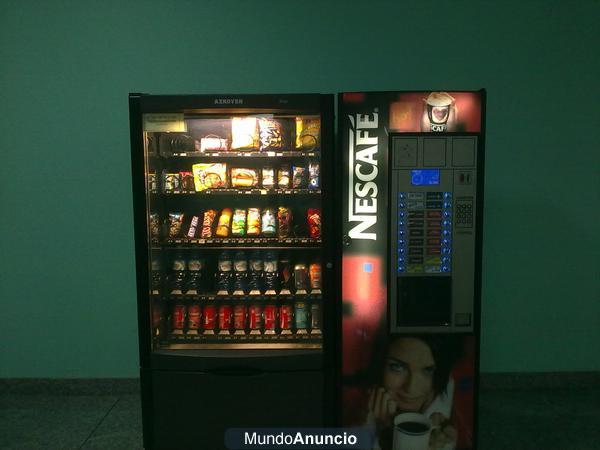 Maquinas vending Azkoyen de Snack y cafe