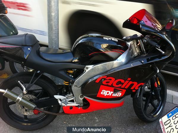 aprilia rs 50 roja y negra 800euros barcelona/mataro