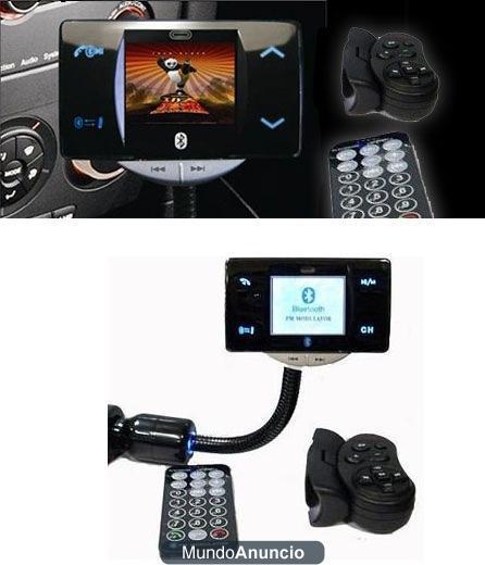 Bluetooth manos libres con MP3 y radio FM