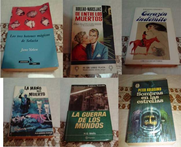 LIBROS Y NOVELAS MUY VARIADAS