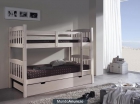 LITERA BLANCA MACIZA DE 3 CAMAS COMPLETAMENTE NUEVA - mejor precio | unprecio.es