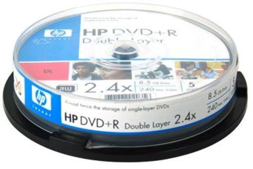 Dvd -virgenes  pack de 10 -hp