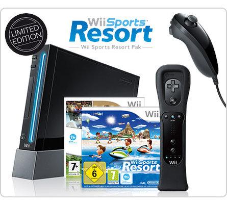 Nintendo Wii Sport Resort Negra pack Multi juegos Nueva